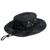 Foldable Military Camo Wide Brim Bucket Hat for Outdoor Hiking & Fishing