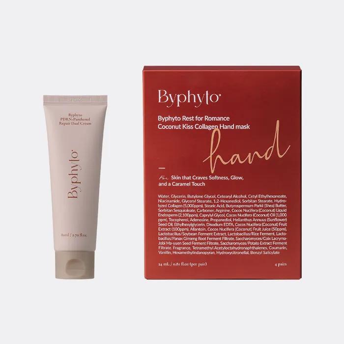 [Byphyto] Byphyto Hand Care Ritual 2-Piece Set (Dual Cream 80ml + Hand Pack 24ml*4 Packs)