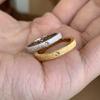 Vintage Antique Brushed Octagram Ring, High Value Design, Niche Real Gold Electroplated Index Finger Ring