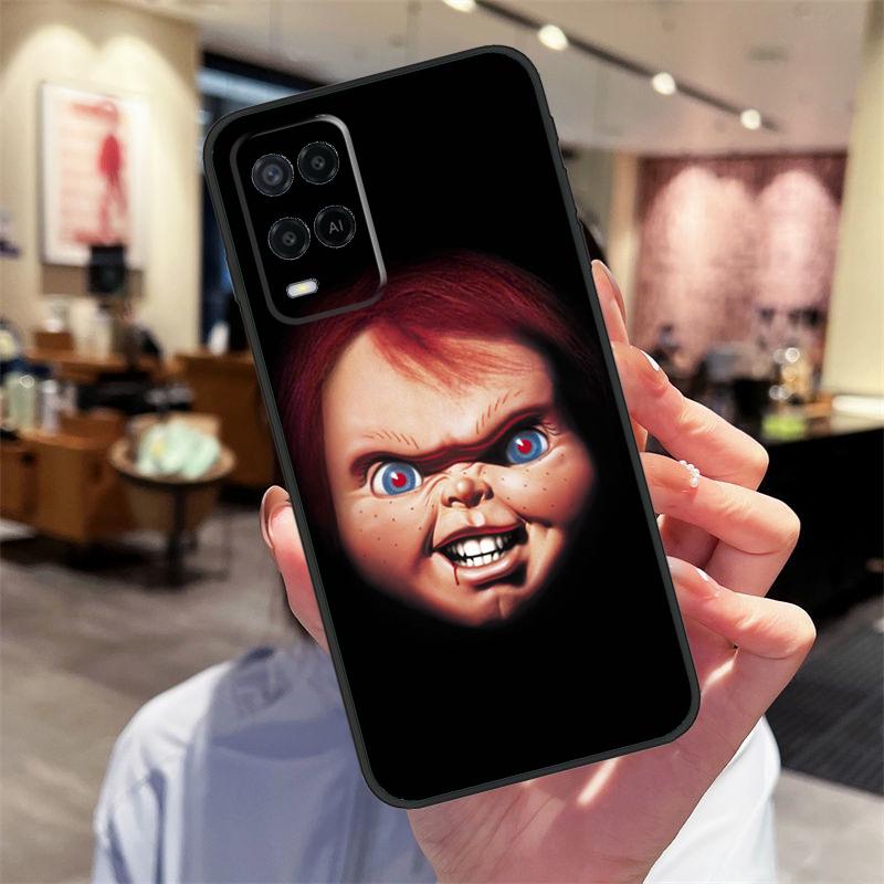 Scary Chucky Doll Horror Movie Case For OPPO Find X5 Pro X3 Lite A15 A16 A52 A72 A5 A9 A31 A53 A83 A93 A94 A74 A54 Cover