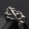 Creative Retro Irregularity Thorns Stainless Steel Opening Rings Gothic Punk Finger Ring for Men Women Personality Jewelry Gifts