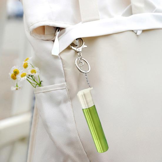 Cotton Swab Storage Box with Cover Storage Holder Keychain for Makeup Ear Cleaning