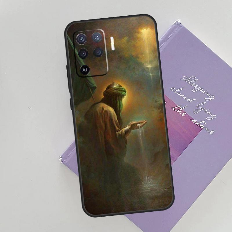 Islam Shia Imam Ali Hussain Phone Case For Oppo A54 A74 A94 A15 A16 A17 A52 A72 A76 A96 A57 A58 A78 A98 A53S Cover Case