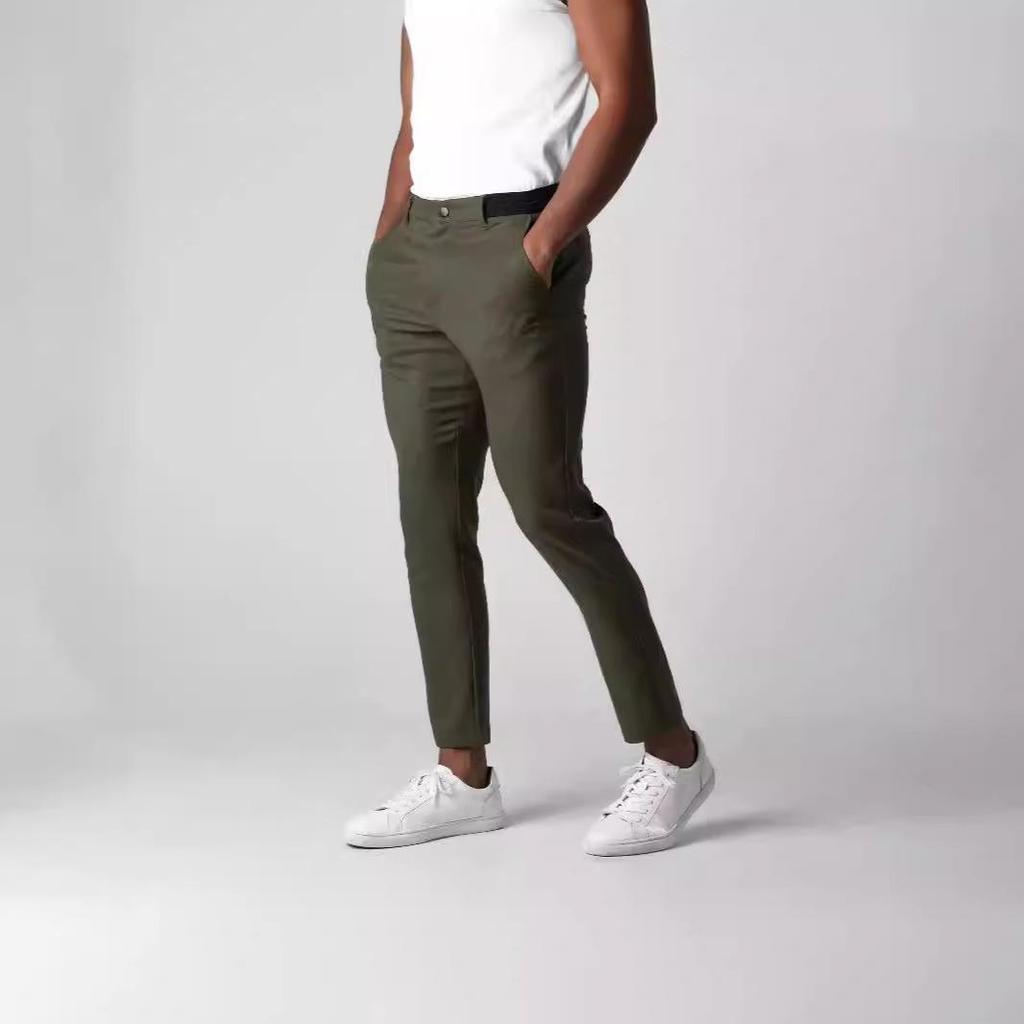 Herren Sommer Freizeit Atmungsaktive Baumwollhose - Japanischer Jugendlicher Business-Stil