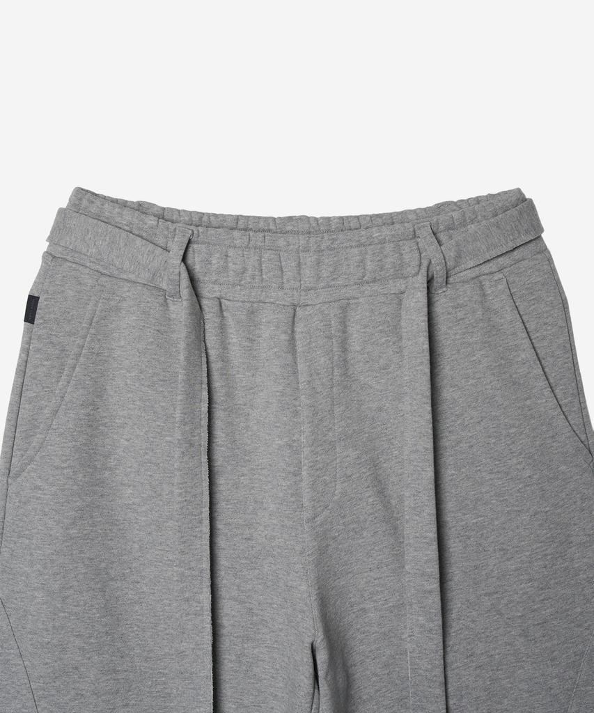 NODE LABS Dev:10 Belted Sweatpants_Melange Gray