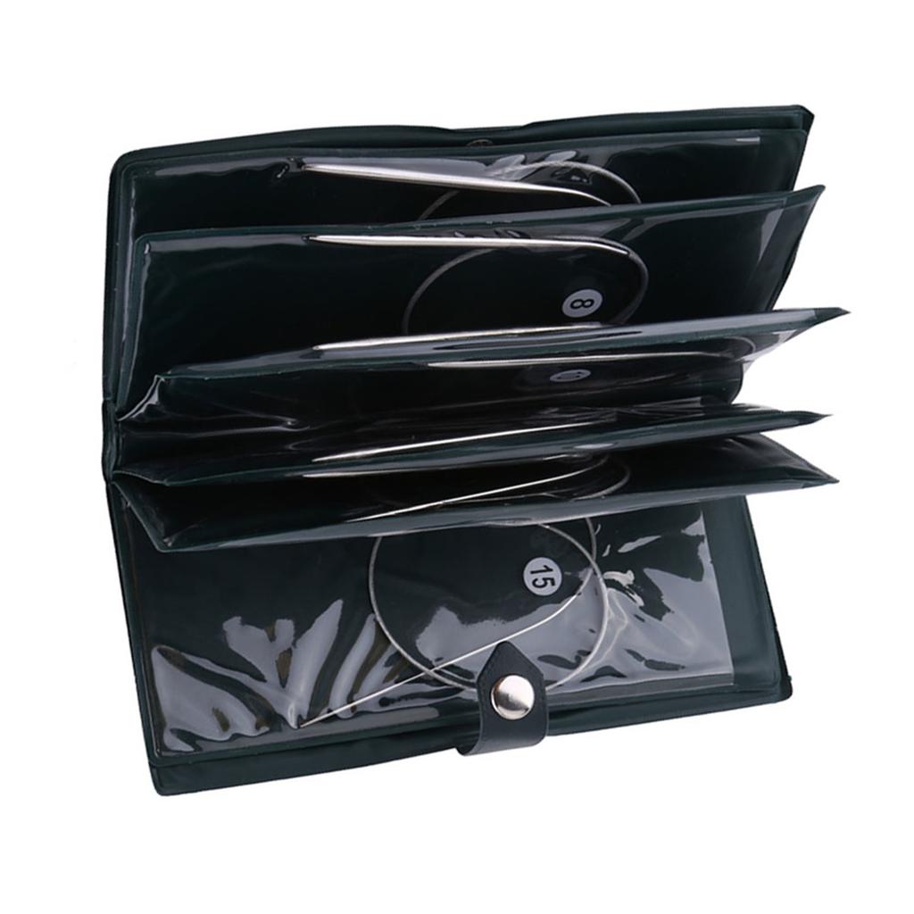 11pcs Steel Stainless Circular Needle Knitting Tools Crochet Craft Accessories 31.5   (80cm)