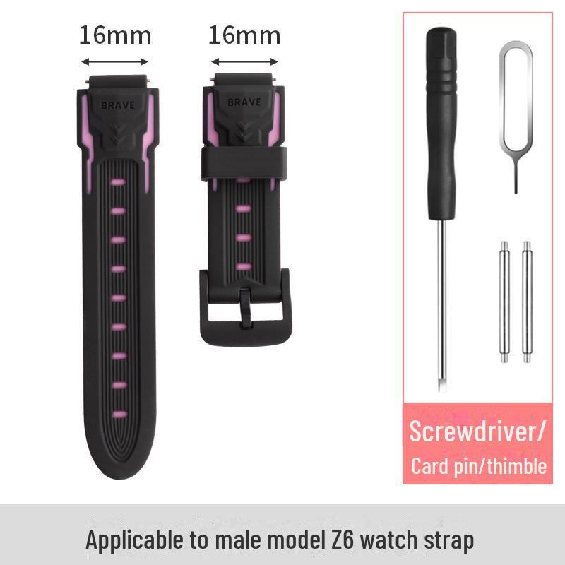 

Совместимо с поддельными детскими часами-телефонами - силиконовый ремешок 16 мм не подходит для часов Xiaotiancai.