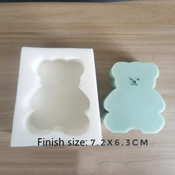 

Большая силиконовая форма для мыла, медвежья форма для изготовления мыла, пищевая силиконовая форма