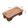 Solid Wood Footrest Stool