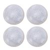 4pcs Automobile Round Reflector 1.65in Transparent Safety Reflector for Driveway Fence Gate Posts Trailers