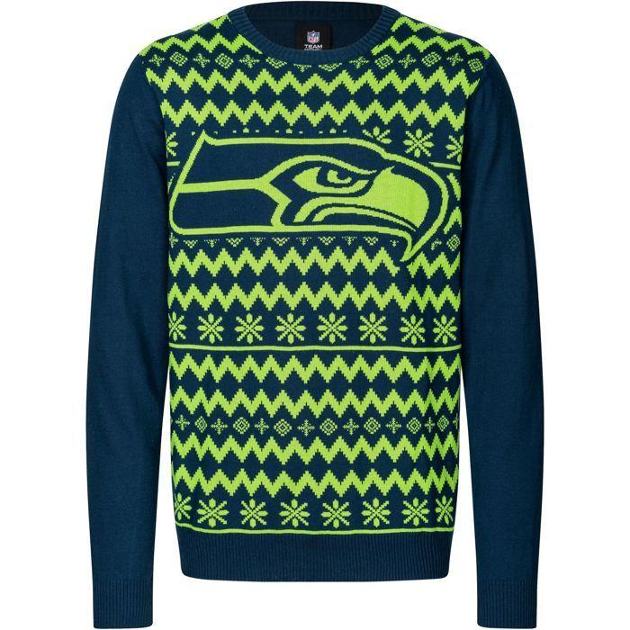 NFL Winter Ugly Sweater XMAS Knit Pullover