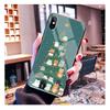 Glass phone case For Samsung S25 S24 S23 S22 Ultra S24 Plus A55 A16 A54 A15 A56 A36 S25 FE Christmas Ball Tree