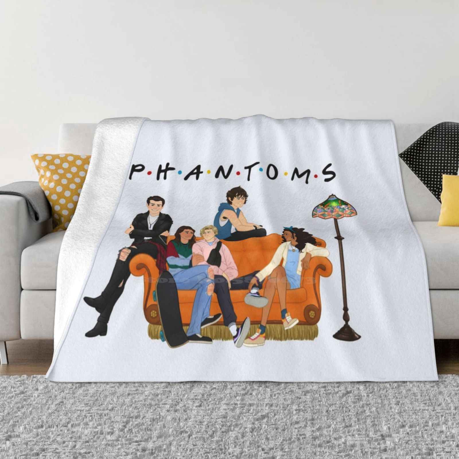 P·H·A·N·T·O·M·S Top Quality Comfortable Bed Sofa Soft Blanket Julie And The Phantoms Fanart Jatp Fanart Charlie Gillespie 30x40in