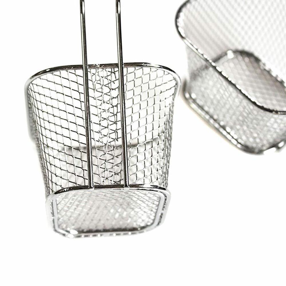 Frying Net Square Basket Strainer French Fries Deep Fryer Kitchen Fried Food