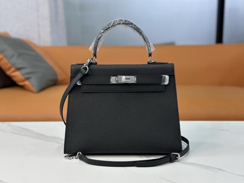 26 New Genuine Leather Women's Bag Palm Pattern Mini 22CM25 Silver Buckle Handbag Single Shoulder Diagonal Cross-border