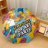 The Simpsons Windproof Auto 8 Rib Folding Umbrella Portable Outdoor Parasol