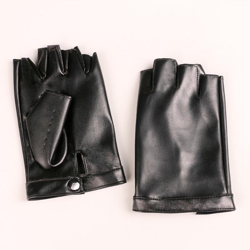 

Новые женские танцевальные кожаные перчатки без пальцев, клубные женские перчатки для выступлений, танцев, уличных танцев, кожаные перчатки, партия One Size