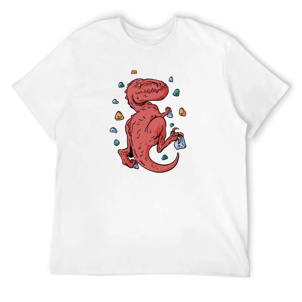 Dinosaur Bouldering T-Shirt Custom T-shirts Blacks Customs Design Your Own Men's T-shirt