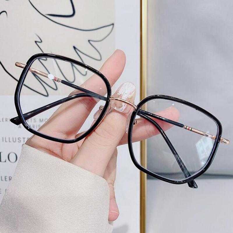 Fashion Square Frame Myopia Glasses Women Optical Eyewear Prescription -1.0 to -6.0 Lightweight Comfortable