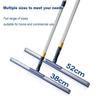 Silicone Telescopic Scraper Mop, Multifunctional Glass Cleaning, Dry & Wet Use for Bathroom Kitchen, Efficient Scraping Tool