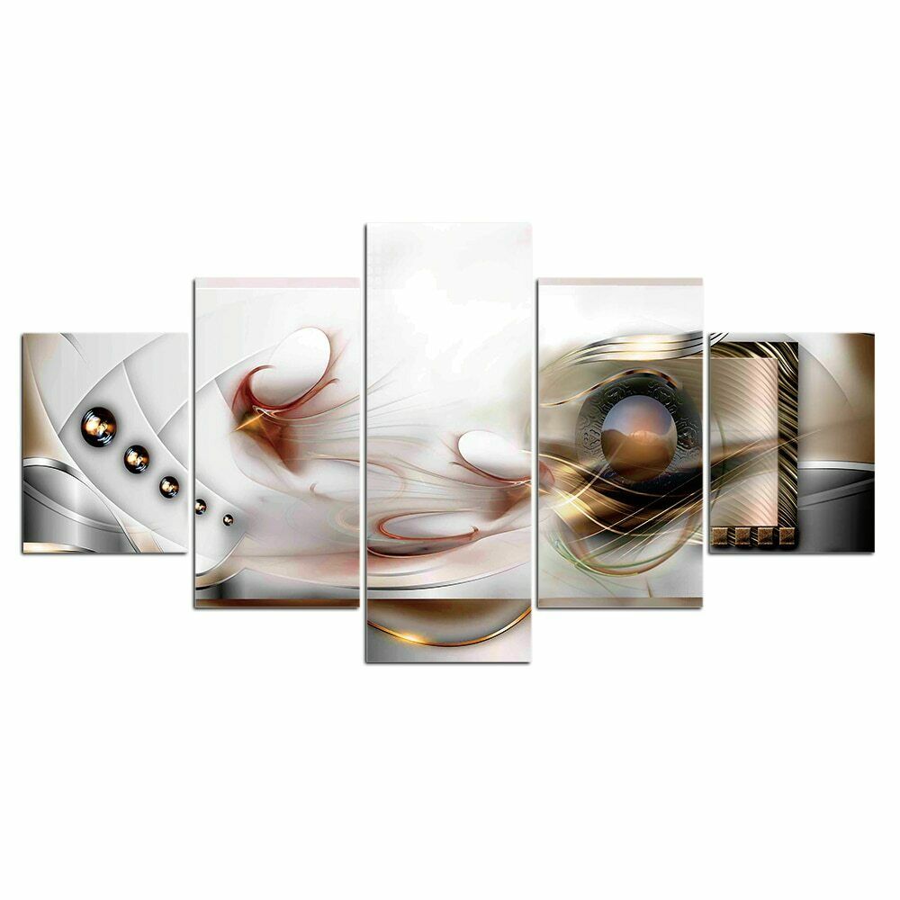 

5 шт., современное произведение искусства, абстрактный декор, 5 шт., холст, декор для комнаты, HD печать, 5 панелей, фотографии, плакат, без рамки