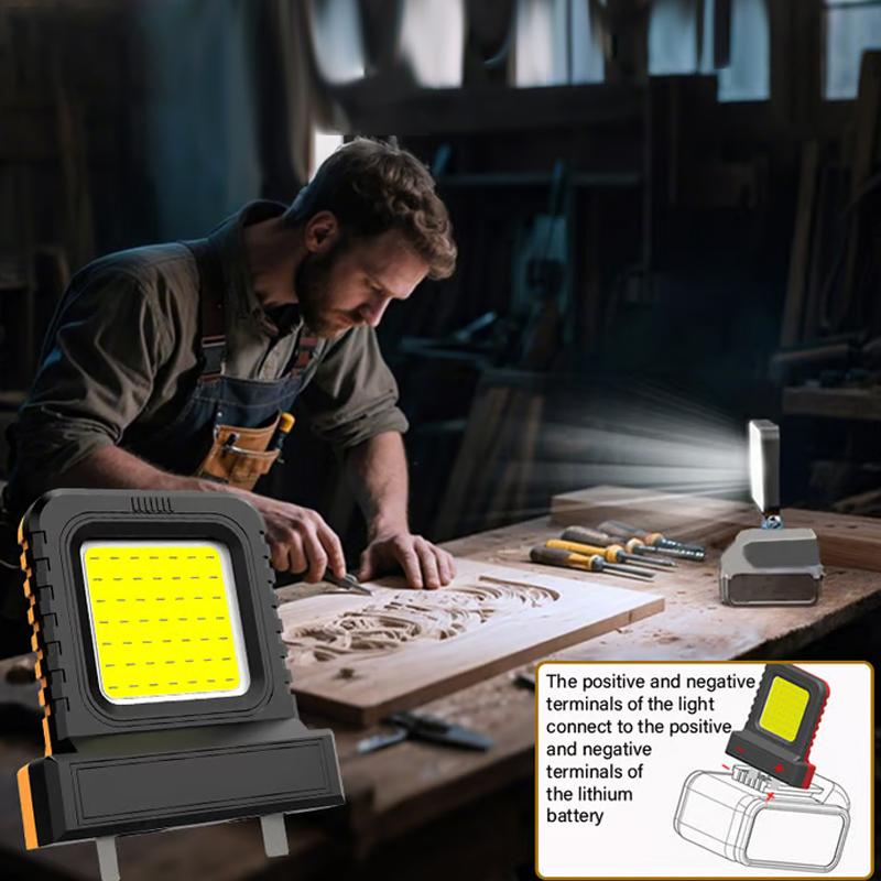LED Work Light for Makita for Milwaukee for Dewalt for Bosch for Dayi Lomvum Zhipu 18V-21V Li-ion Battery Power Tool Accessories