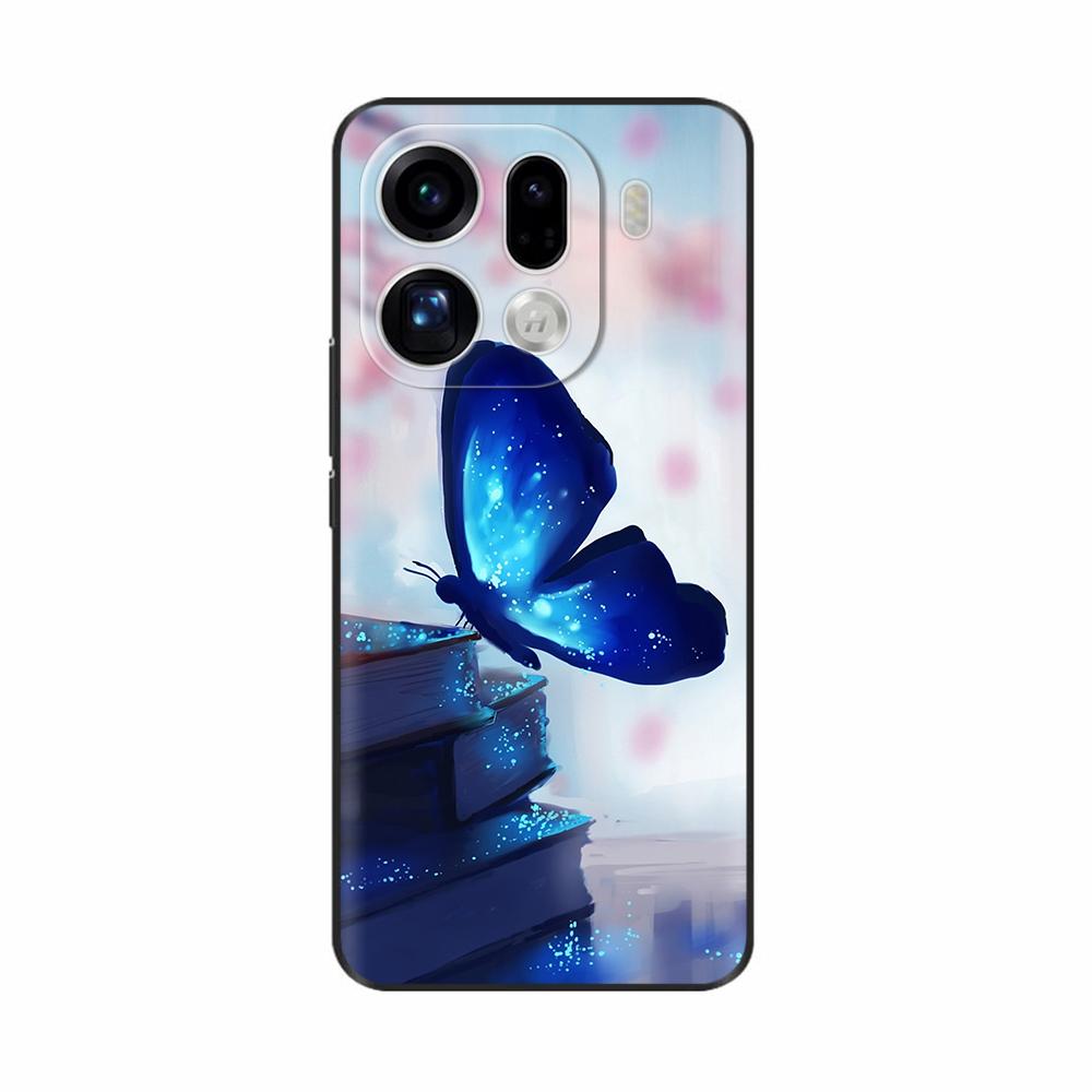 For OPPO Find X9 Find X9 Pro 5G Shockproof Case Soft TPU Silicone Phone Cover FindX9 Pro Funda Bumper Cartoon Painted Back Cover