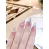 Original Handcrafted Ice Sealed Rose Nail Stickers With Beautiful Glass-like Effect