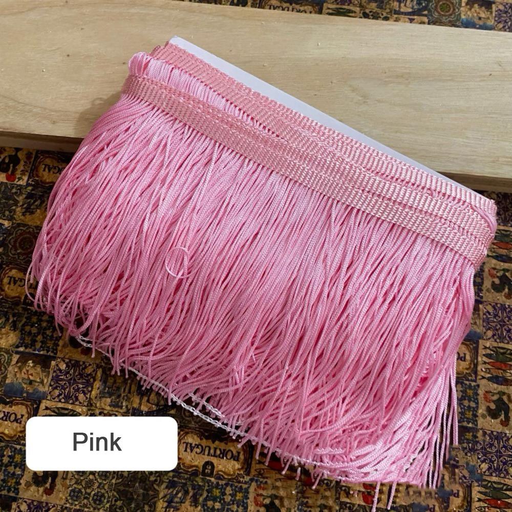 10 Yards Solid color Lace Trim Ribbon 6 Inches Tassel Trim Fringe Trim  Clothing Decor