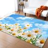 Abstract Daisy Art Large Carpet Living Room Floor Mat Colorful Pattern