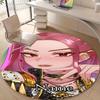 Personalized K-KPop Demon Hunters Round Chair Office Rug - Perfect for Mat, Office Chair & More - Ideal Gift for Birthdays and Holidays