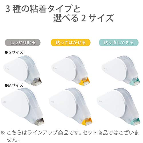 KOKUYO Tape Glue GLOO Stick Firmly Body Size M Ta-GM400-08