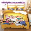 Family Guy Character Pattern Bedding Quilt Set Quilt Cover Pillowcase Home Decoration Birthday Gift (1*duvet Cover+ 2*pillowcase, Without Core)