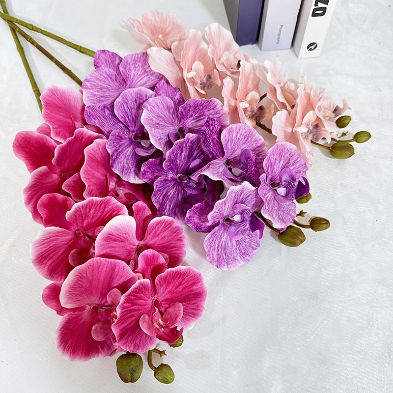 Simulated Phalaenopsis Plant Wedding Hotel Restaurant Decoration Ornament Props