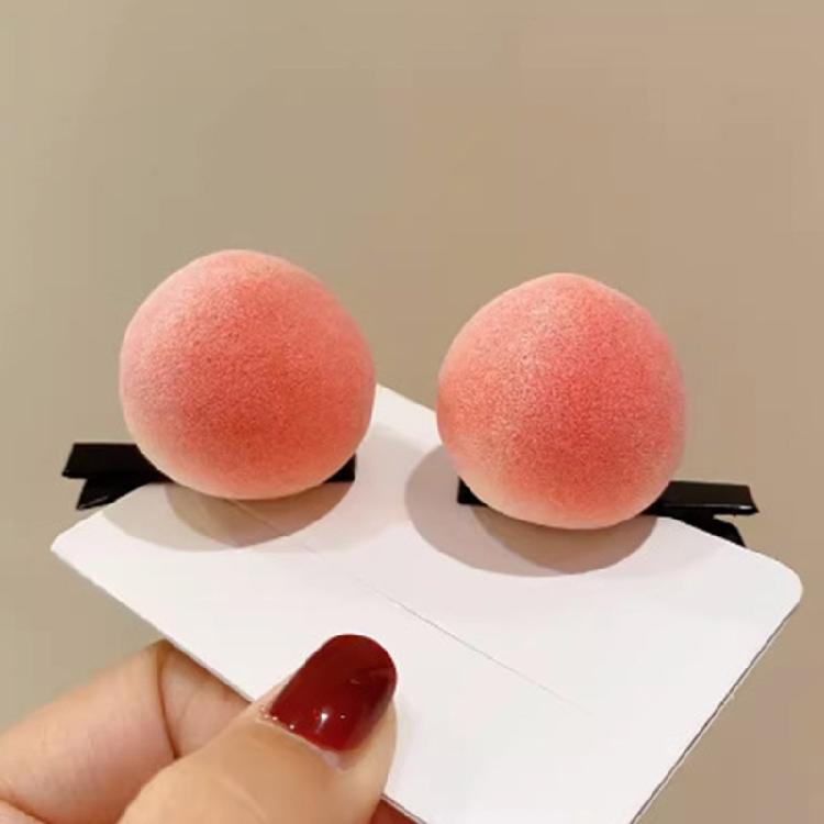 Unique And Practical Resin Hair Clip Shaped Like Fruits And Vegetables Hairpin Suitable For Girls' Everyday Styling