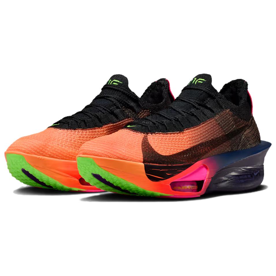 Nike Air Zoom Alphafly Next% 3 Prodyšné a pružné běžecké boty Dámské Černá Oranžová IO9559-800