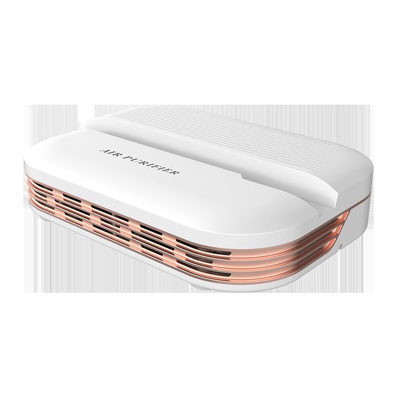 USB-Desktop-Luftreiniger und Negativ-Ionen-Desodorierer für Zuhause, Auto und Schlafzimmer