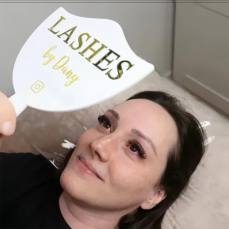 Handheld Eyelash Extension Prop Eyelash Technicians Social Media Face Photo Props Personalised Beauty Salon Display Tools