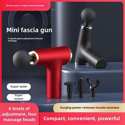 Compact Silent Fascia Gun: Deep Muscle Relaxation & Vibration Massage Tool