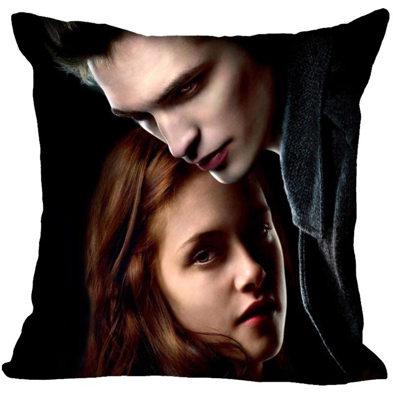 Die Twilight Saga Biss zum Morgengrauen Kissenbezug Schlafzimmer Haus Dekorativ Geschenk Kissenhülle Quadratisch Reißverschluss Kissenbezüge Satin Weich