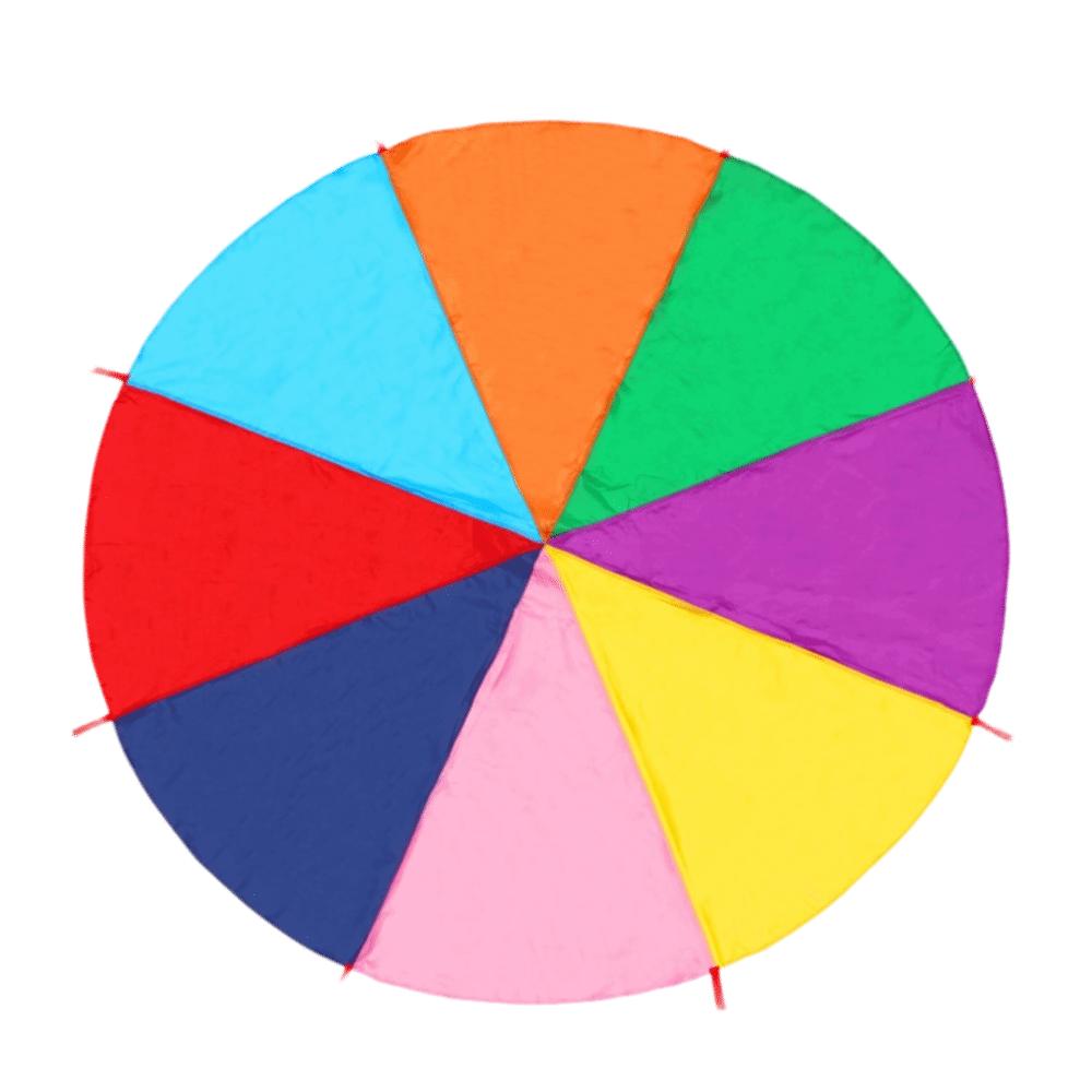 Rainbow Color Parachute Activity Toys Bouncing Mat Children s Game School Activities 2 Meter