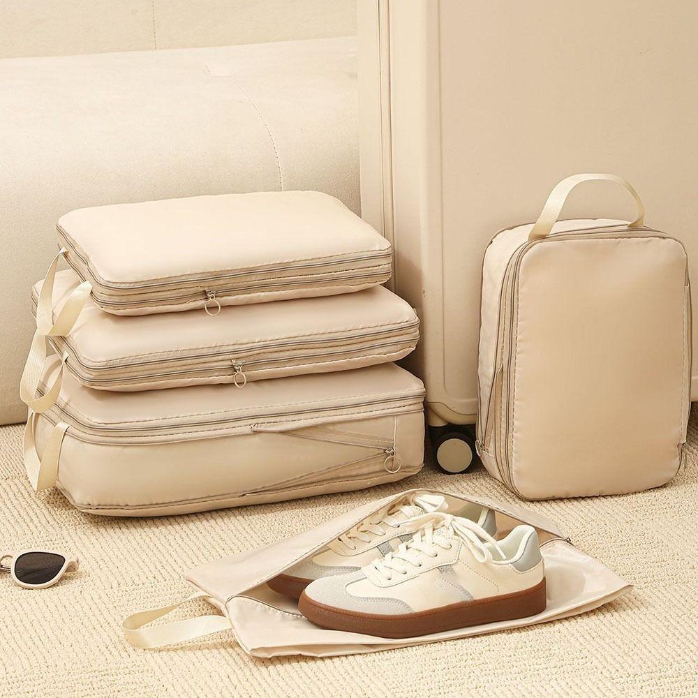 6Pcs/Set Large Capacity Travel Organizer Bags Washable Packing Cubes Set  Lingerie Organization