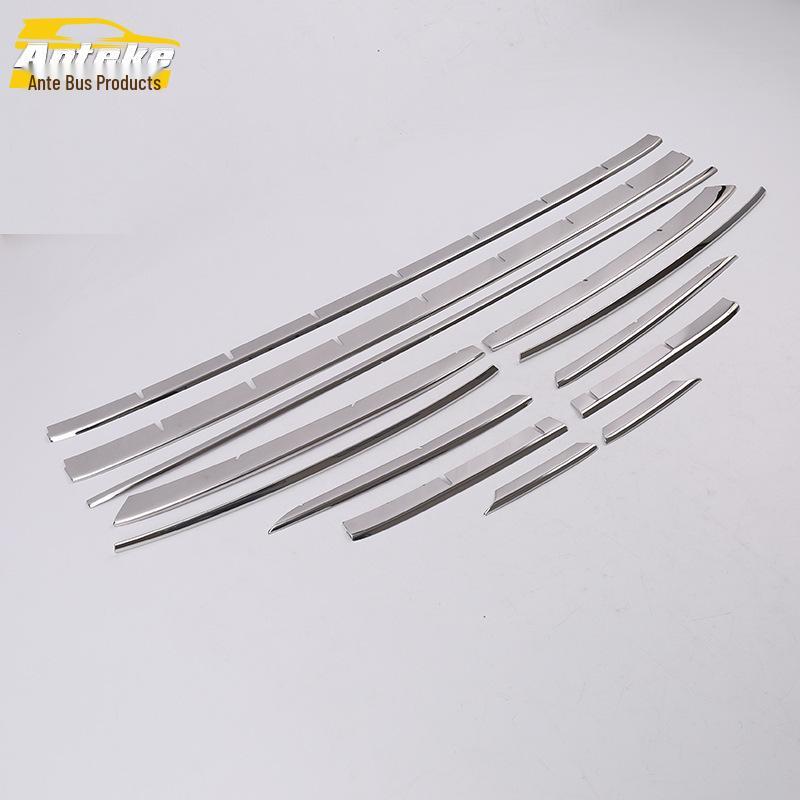 18 Bora Front Lower Grille Trim - Hood Anti-Scratch Bright Strip Accessory