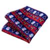 DiBanGu Christmas Ties for Men Holiday Silk Festival Tie and Pocket Square Cufflinks Set Mens Gift Party Xmas Necktie