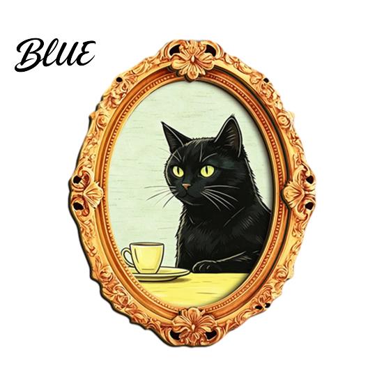 Spooky Refrigerator Magnets 1/6Pcs Halloween Retro Frame Magnet Wooden Carved Home Office Accessories Fridge Decorative Magnet for Cabinet Whiteboard