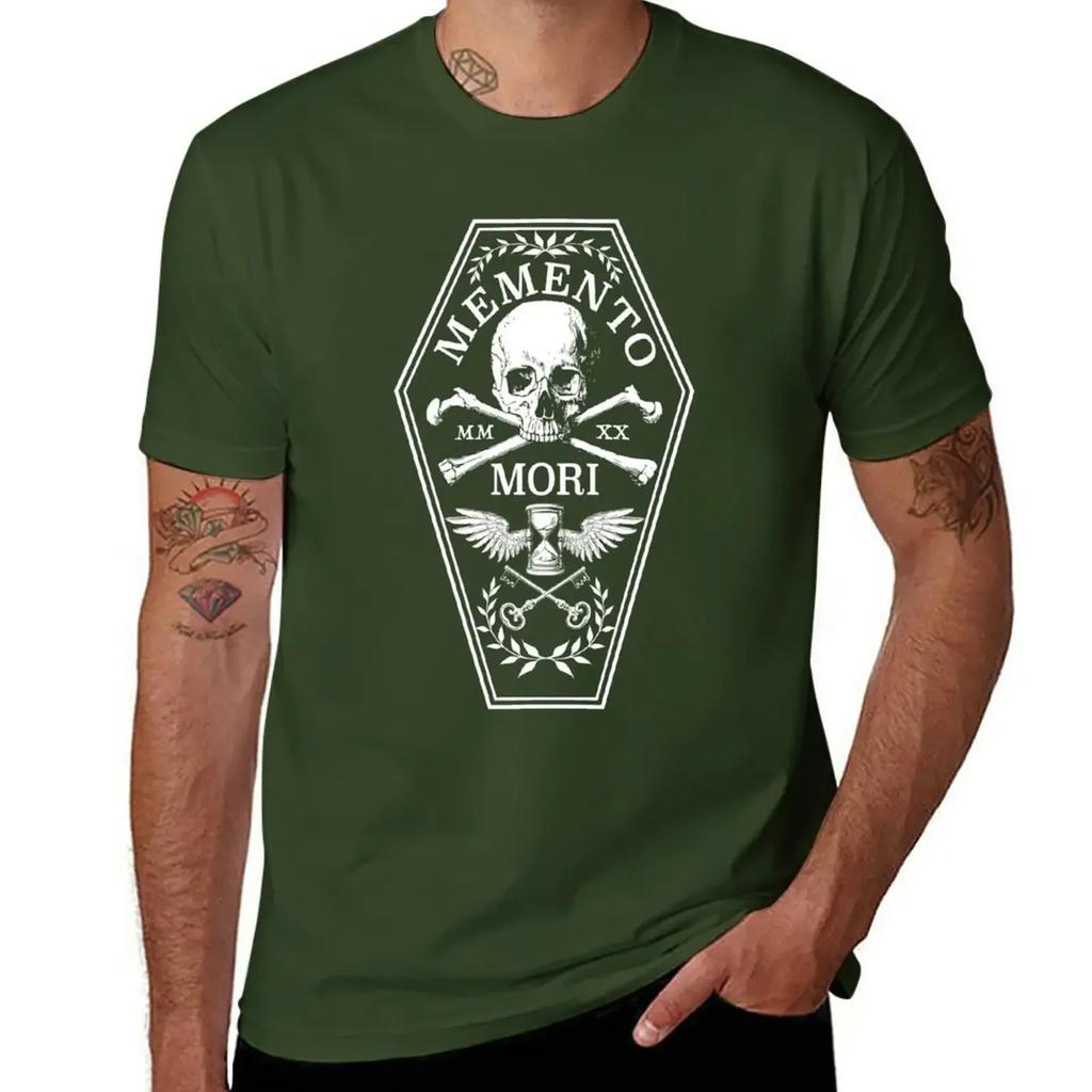 Memento Mori T-Shirt graphics Blouse sports fans mens t shirts casual stylish
