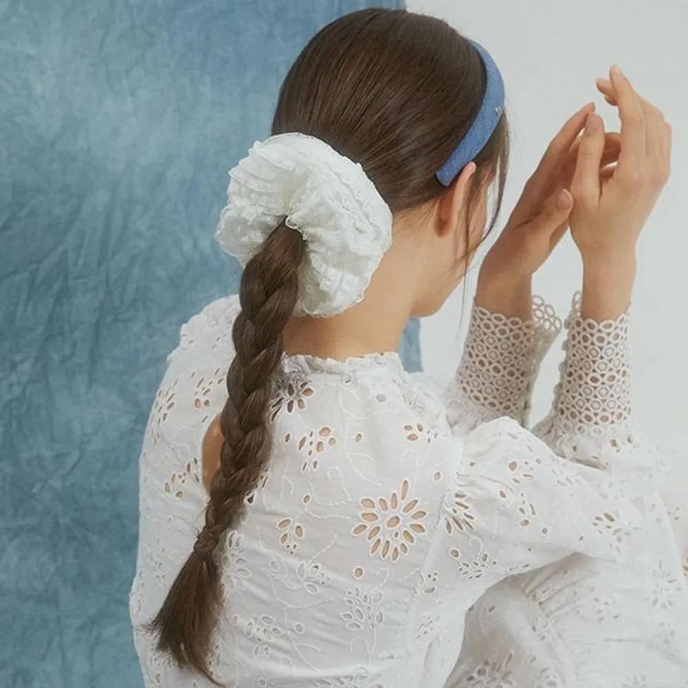 Lace Scrunchie JP-24-428S ivory