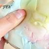 Rainbow Gradient Stress Ball Wax Cracking Squeeze Toy, Fidget Soft Relief Crispy with Protective Cover, Party Favors Durable Toy