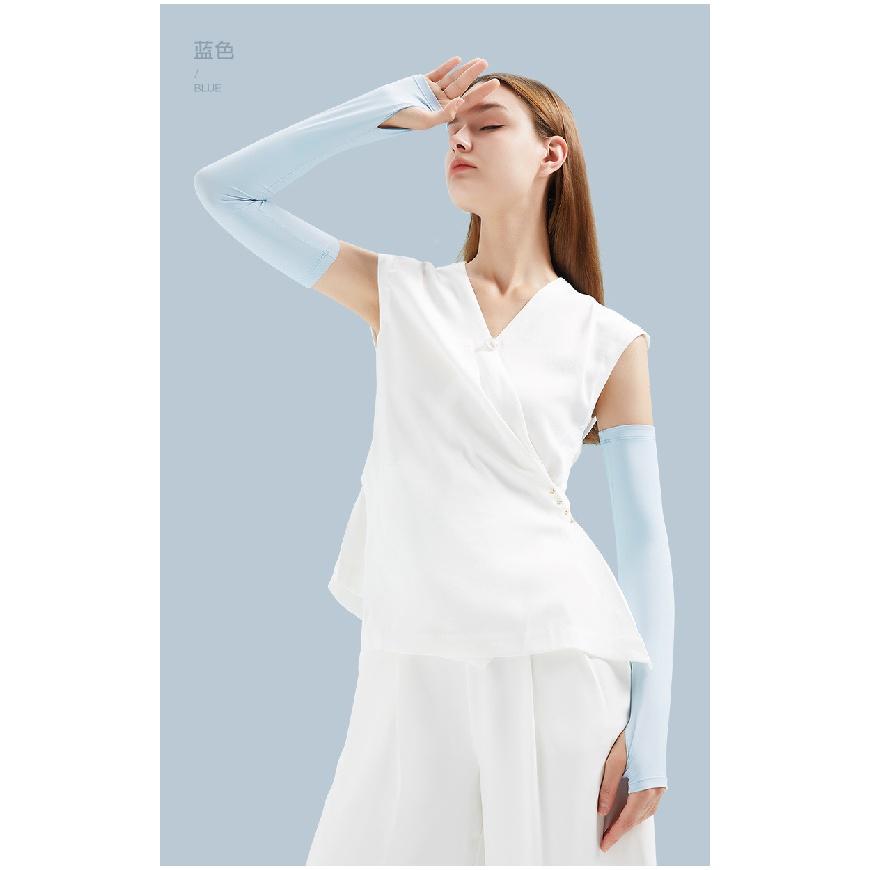 Summer Sun Protection Sleeve Women Outdoor Driving Riding Uv Long Breathable Arm Ice Silk Sleeves
