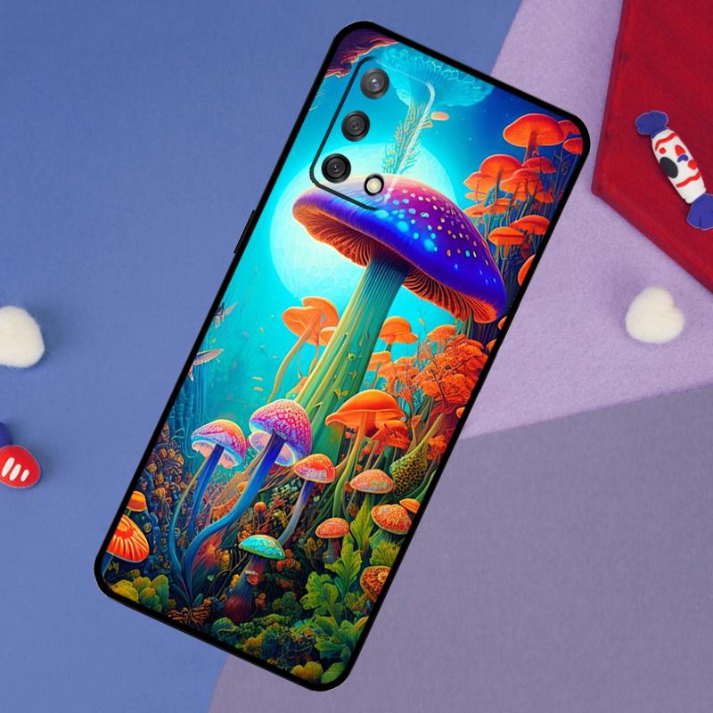 Weird Trippy Mushroom Case For Oppo A60 A80 A40 A6 A5 Pro A15 A16 A17 A57 A94 A74 A54 A76 A96 A18 A38 A58 A78 A98